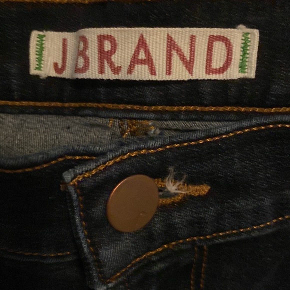 JBRAND Premium Denim Mazzaro Super Skinny Dark Wash Ankle Crop Jeans W28 - Picture 7 of 10